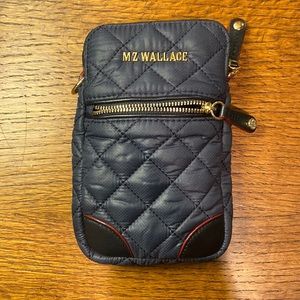 Navy blue, 5” x 7” x 2”, MZ Wallace Crosby Crossbody Bag